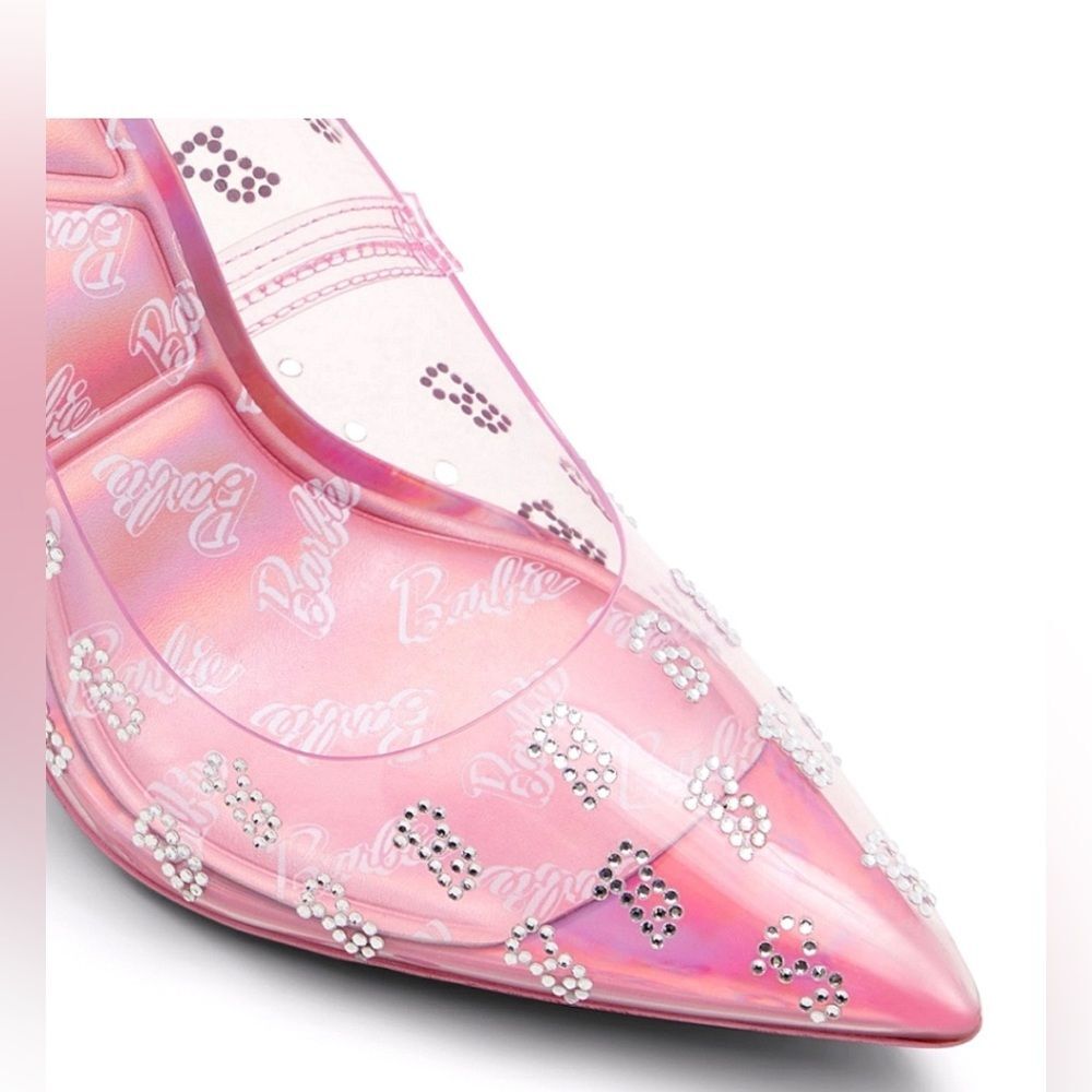 Brand new Aldo barbie Barbietessy -660 medium pink rose size 7 heels shoes BNIB - Picture 4 of 6